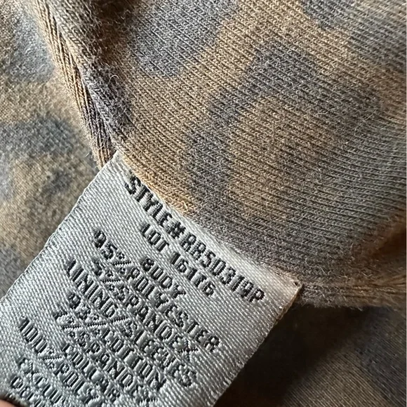 Anthropologie Marrakech Leopard Print Moto Jacket Removable Sherpa Collar - Picture 10 of 12